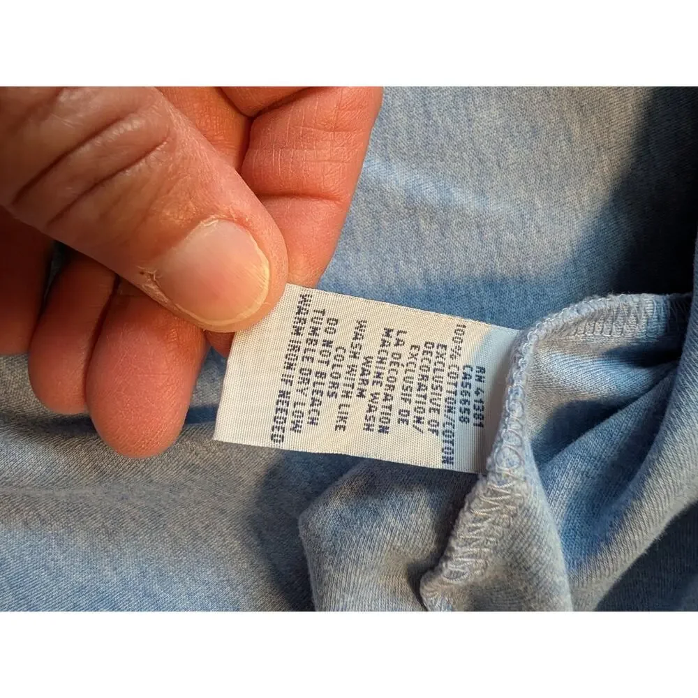 Polo Ralph Lauren Classic Fit Polo Shirt Men XL Light Blue Heather Cotton Pique
